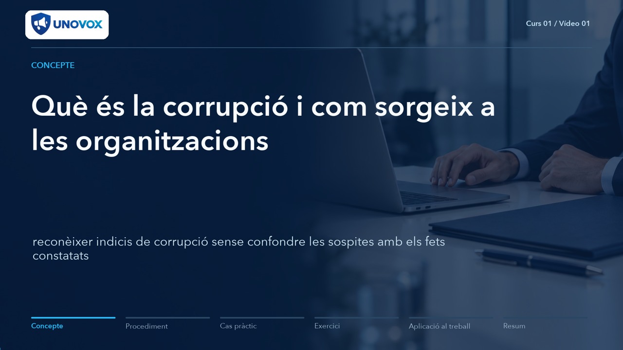 Integritat i prevenció de la corrupció: fonaments nacionals