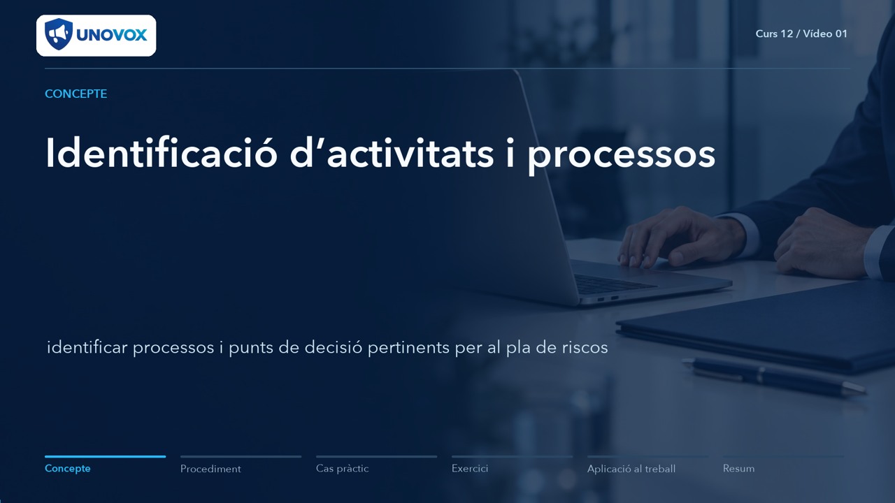 Elaboració d’una matriu de riscos de corrupció i mesures preventives