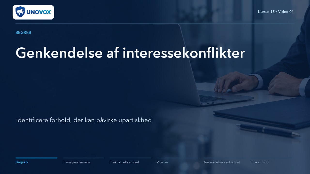 Interessekonflikter, gaver og repræsentation