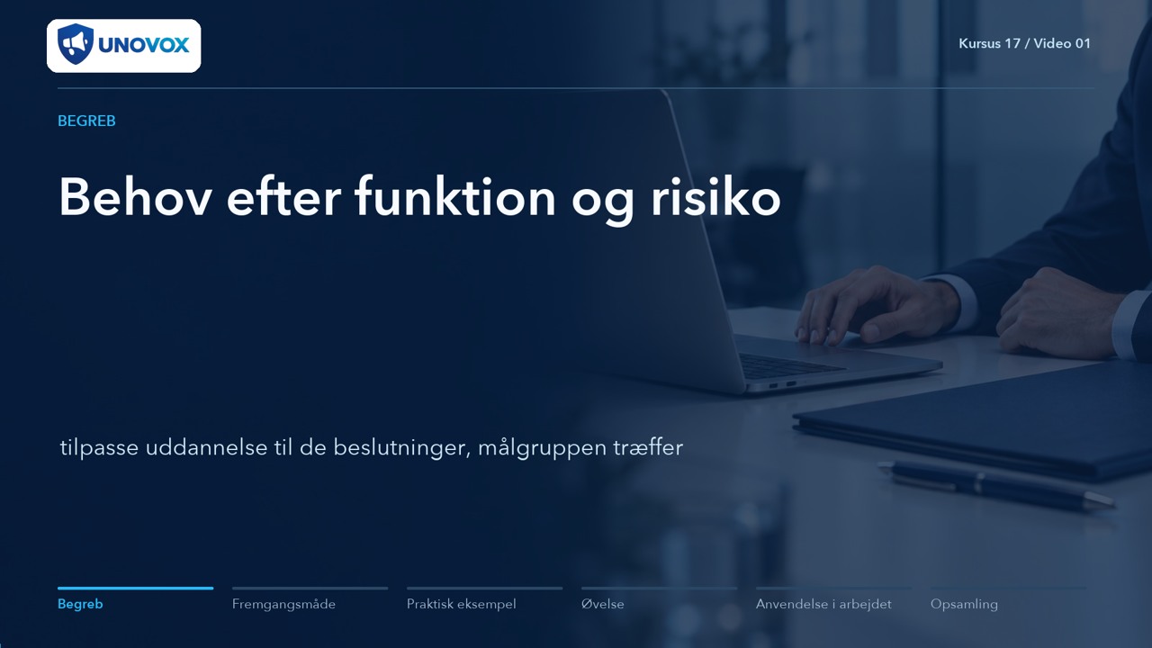 Uddannelse og kommunikation om integritet og indberetning