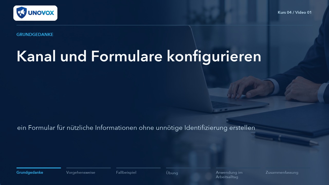 Configuring and administering a whistleblowing platform