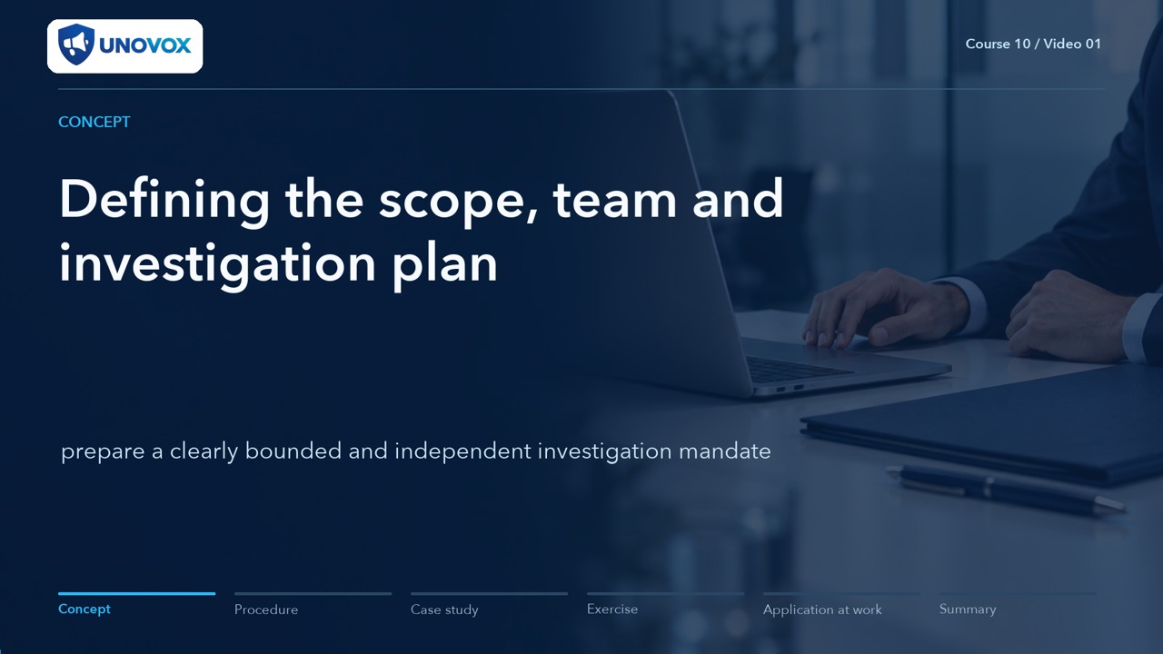 Internal investigations: foundations and good practice