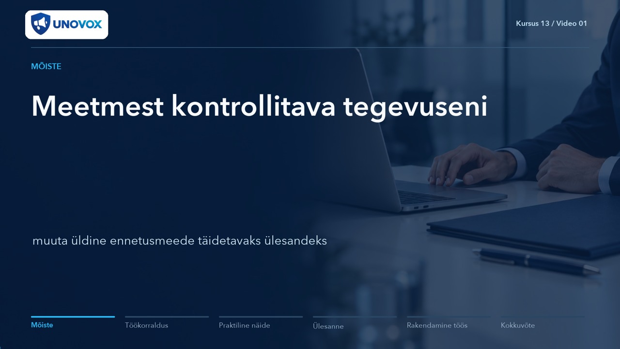 Kontrollide jälgimine ja ennetusaruanded