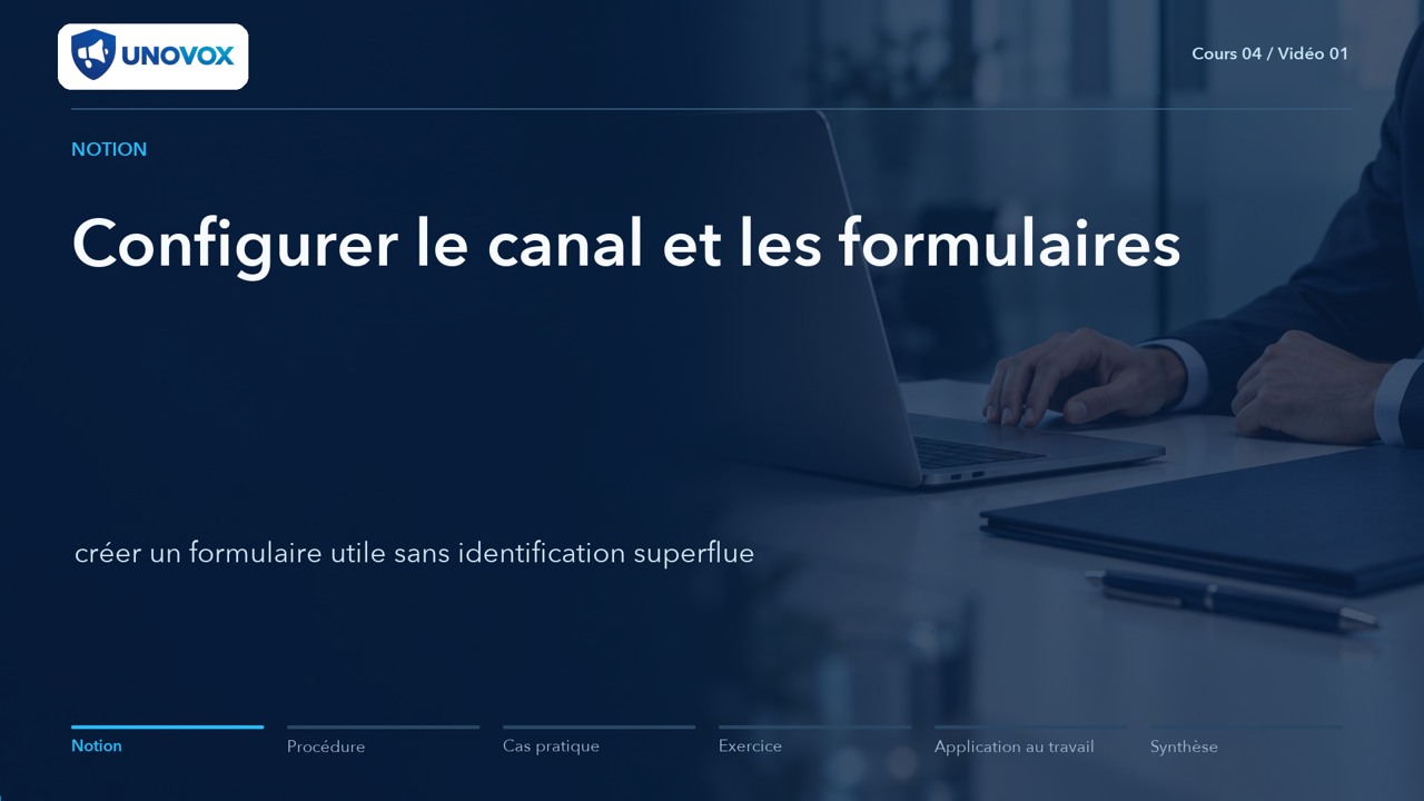 Configuring and administering a whistleblowing platform