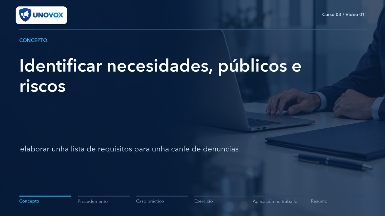 Implantar unha canle de denuncias