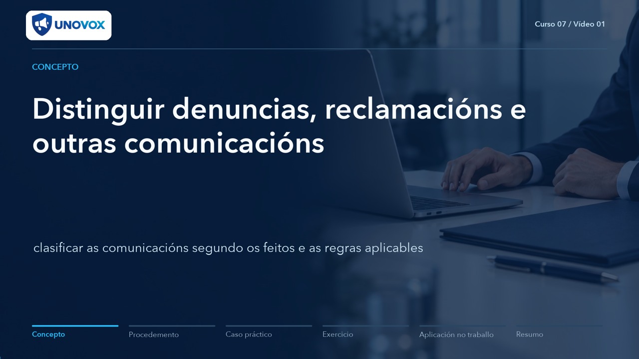 Avaliación inicial e remisión das comunicacións