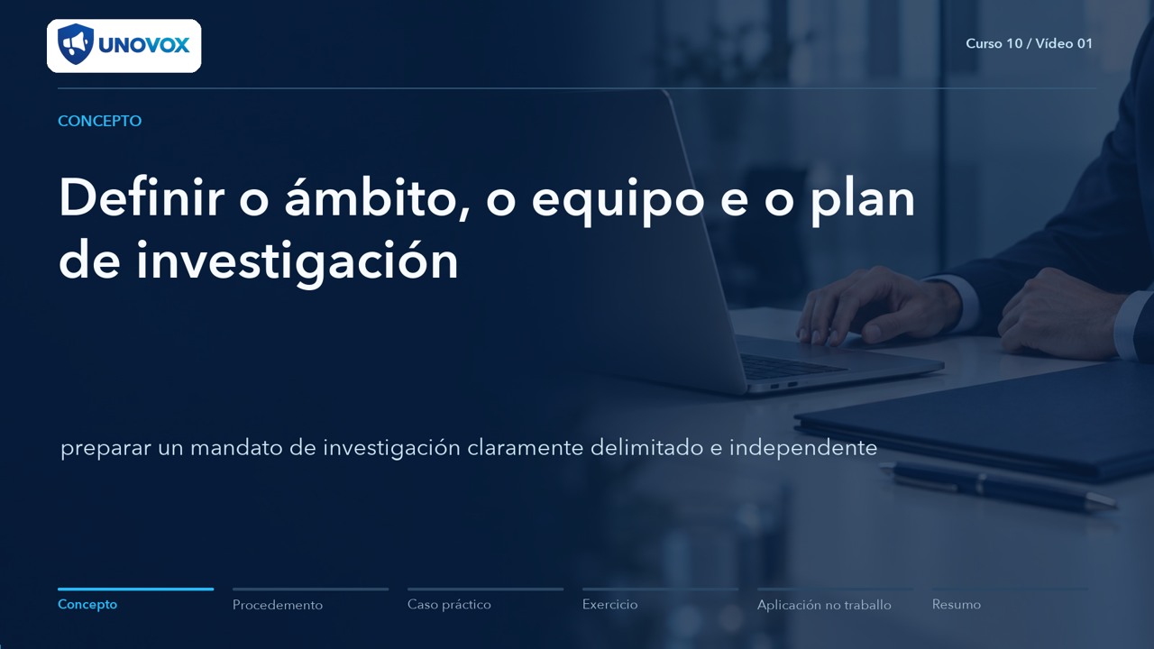 Investigacións internas: fundamentos e boas prácticas