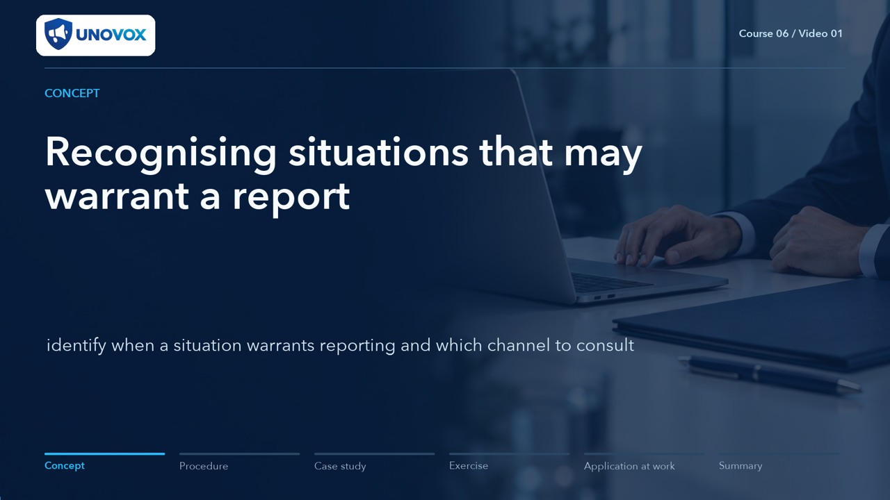 How to use a whistleblowing channel