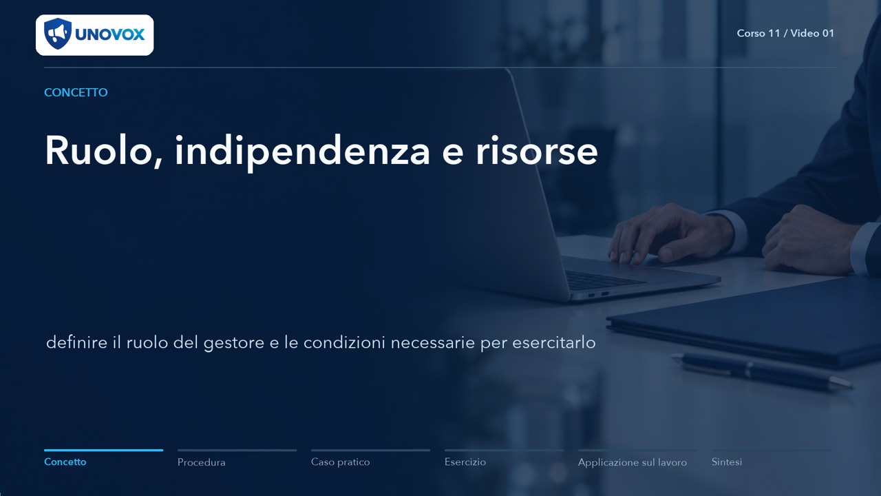 Governo del canale e coordinamento dell’integrità