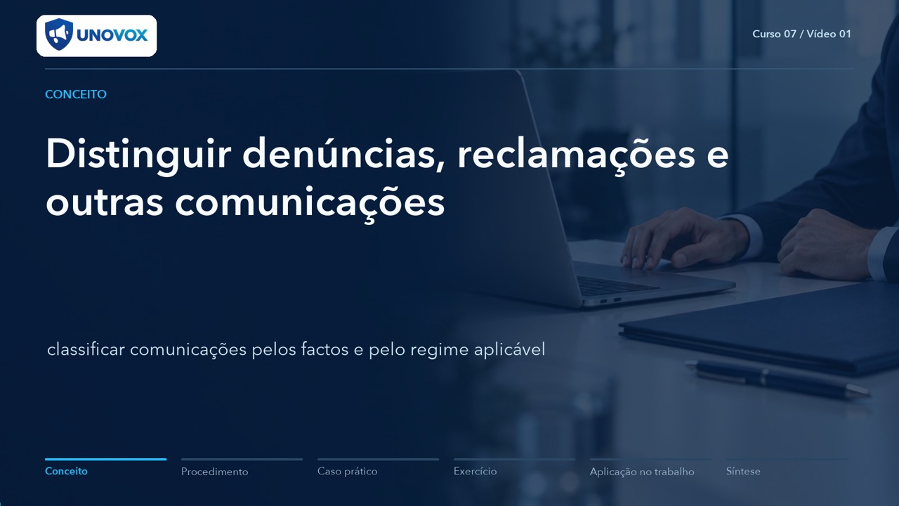 Triagem e encaminhamento de denúncias