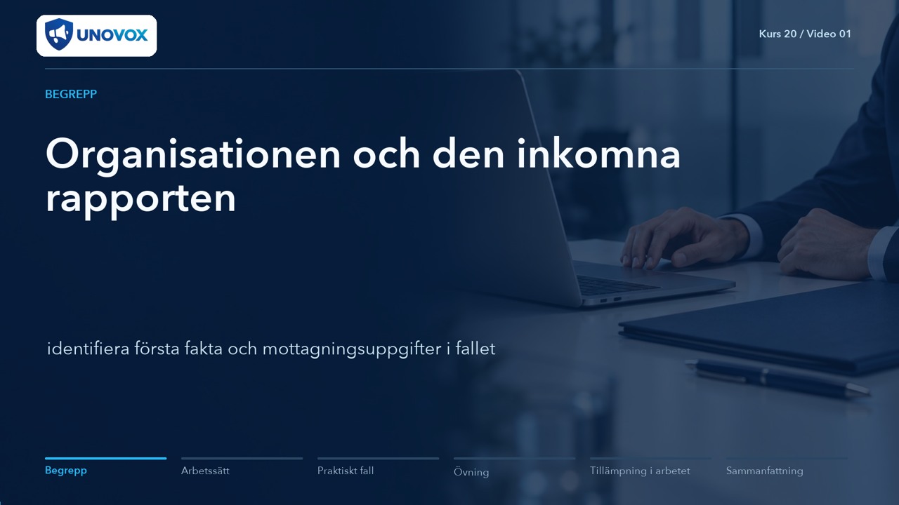 From reporting to prevention: a complete case study