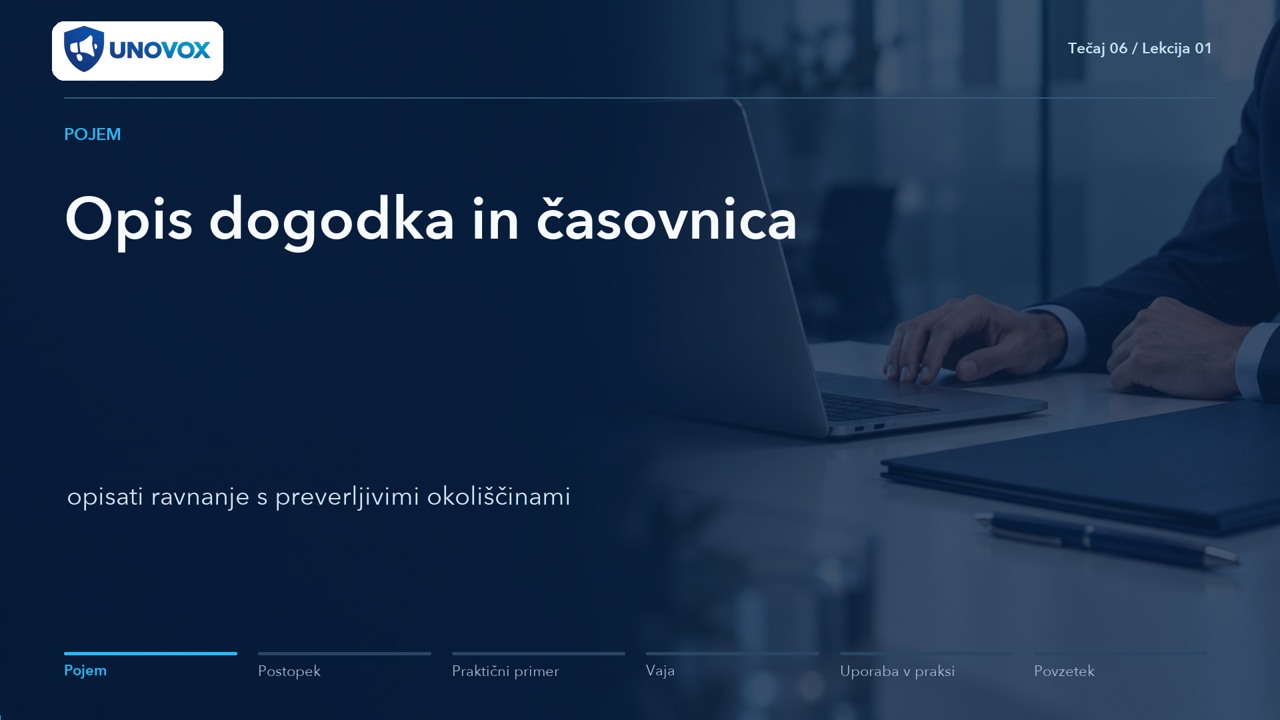 Kako pripraviti jasno in varno prijavo