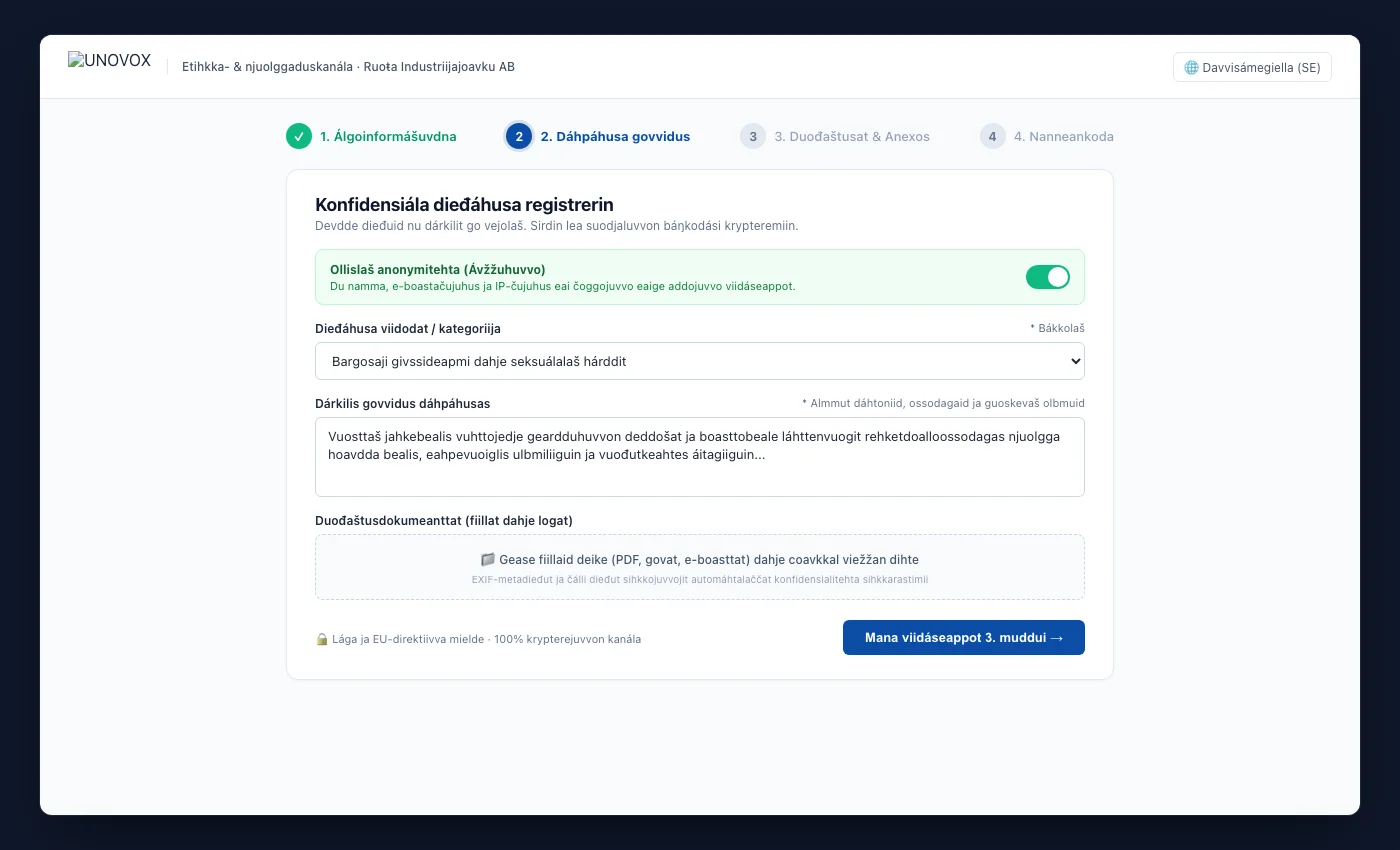 UNOVOX dieđihankanála mas lea almmolaš skovvi njealji lávkkis